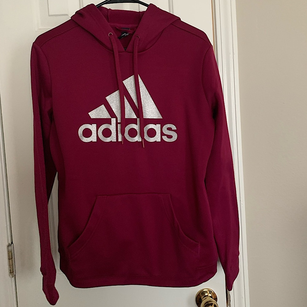 Adidas pink hoodie